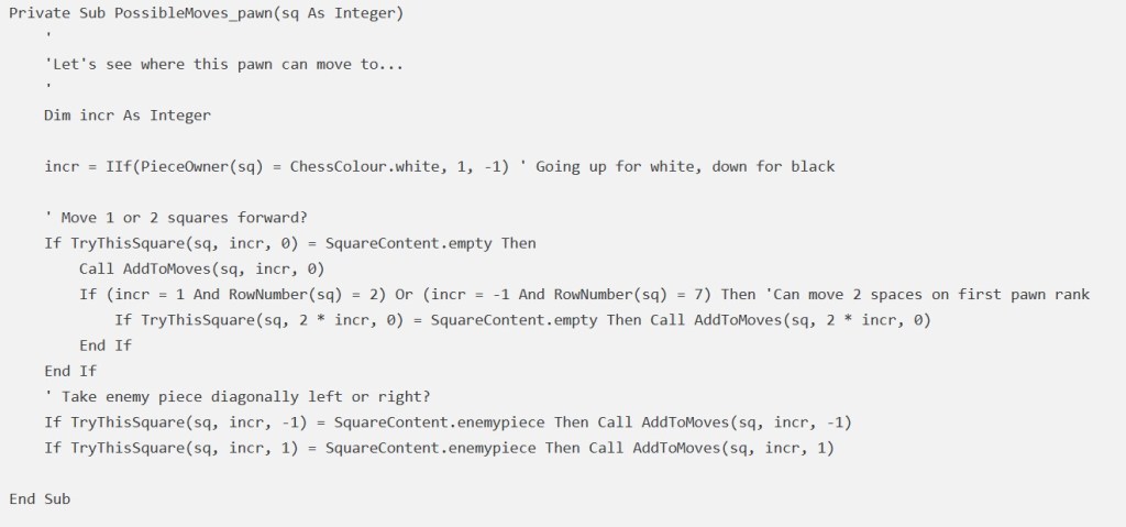 Chess program finished!