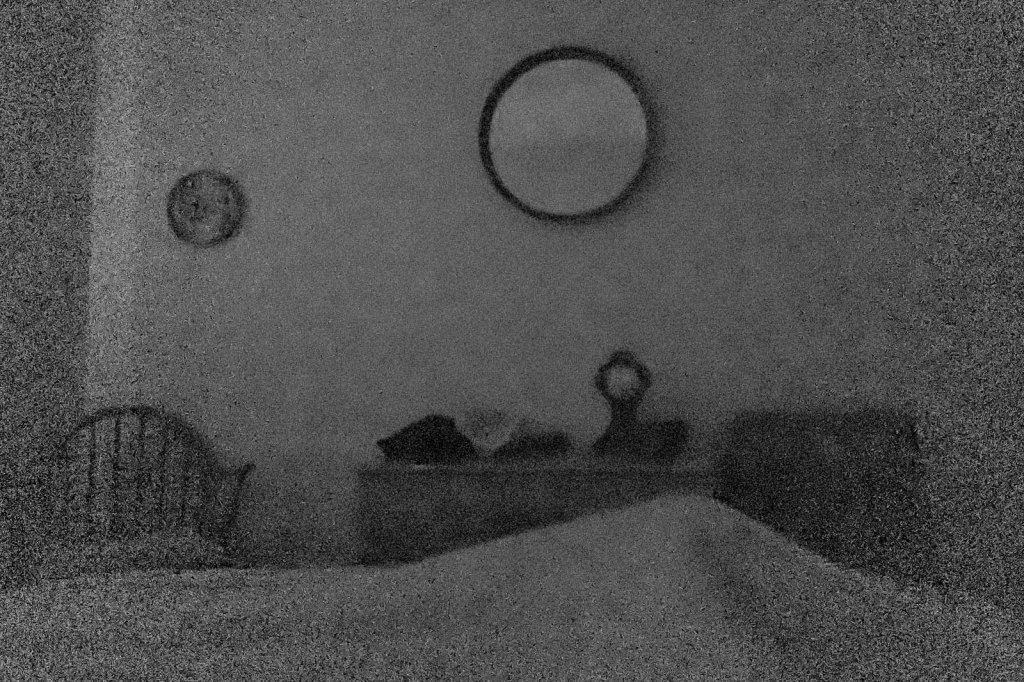 In almost total&nbsp;darkness