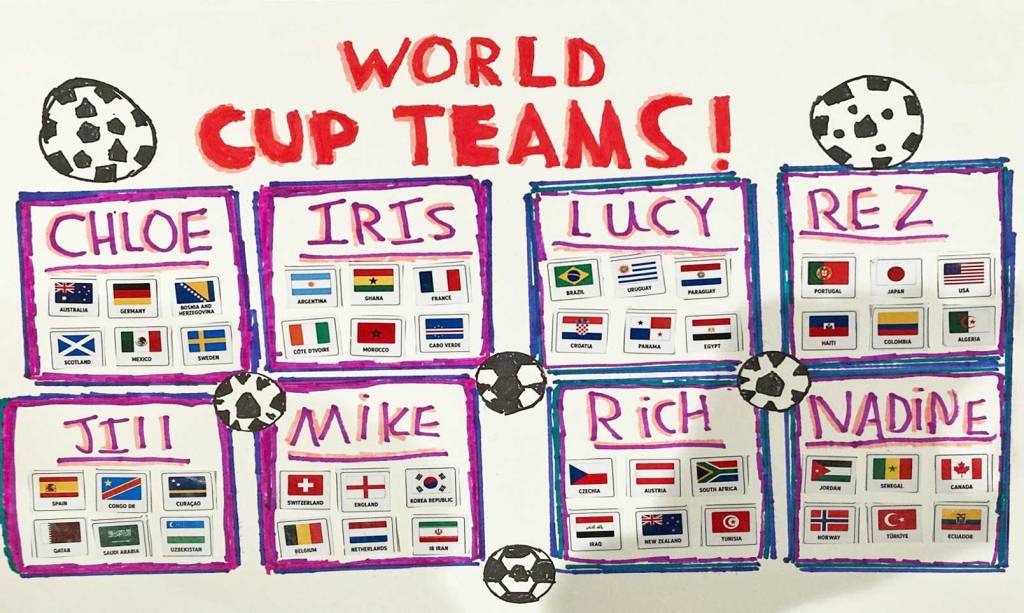 Family World Cup&nbsp;sweepstake